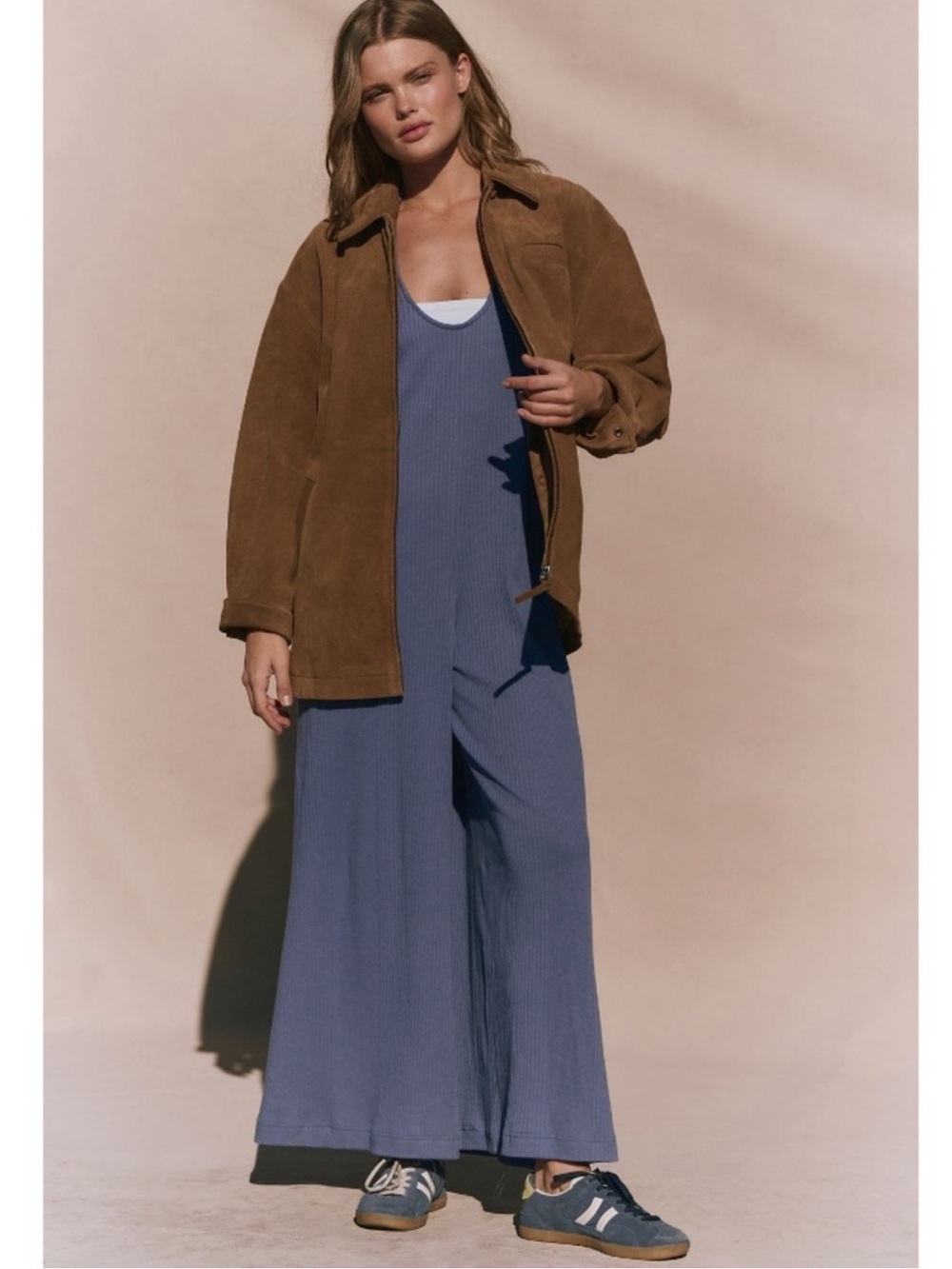 9220. Free People Zena One-Piece Jumpsuit - Picture 2 of 3